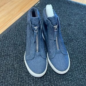 DKNY wedge sneaker boot